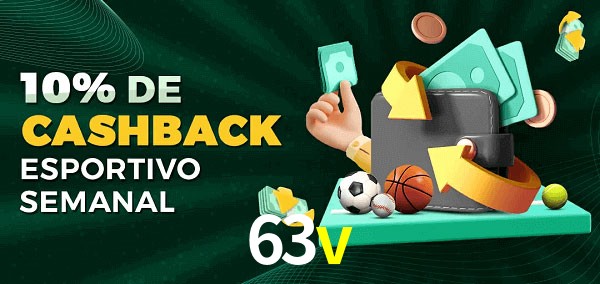 10% de bônus de cashback na 63v